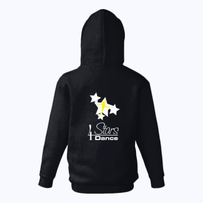 Kids yellow zip hoodie Thumbnail