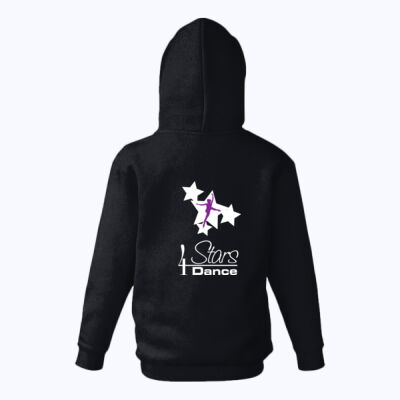 Kids purple zip hoodie  Thumbnail
