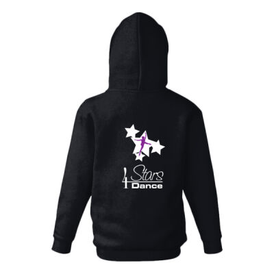 Kids purple zip hoodie  Thumbnail