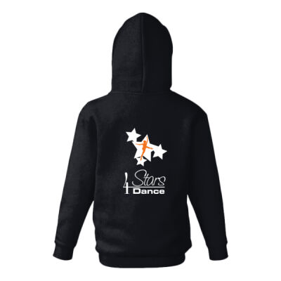 Kids orange zip hoodie   Thumbnail
