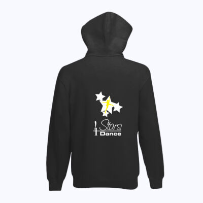 Adult yellow zip hoodie Thumbnail