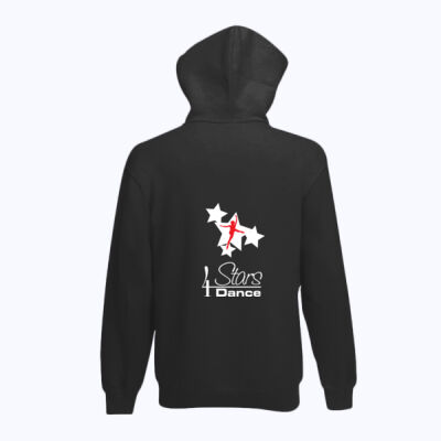 Adult red zip hoodie  Thumbnail