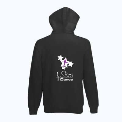 Adult purple zip hoodie   Thumbnail