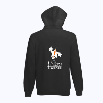 Adult orange zip hoodie   Thumbnail