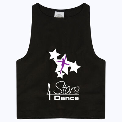 Kids purple crop top Thumbnail